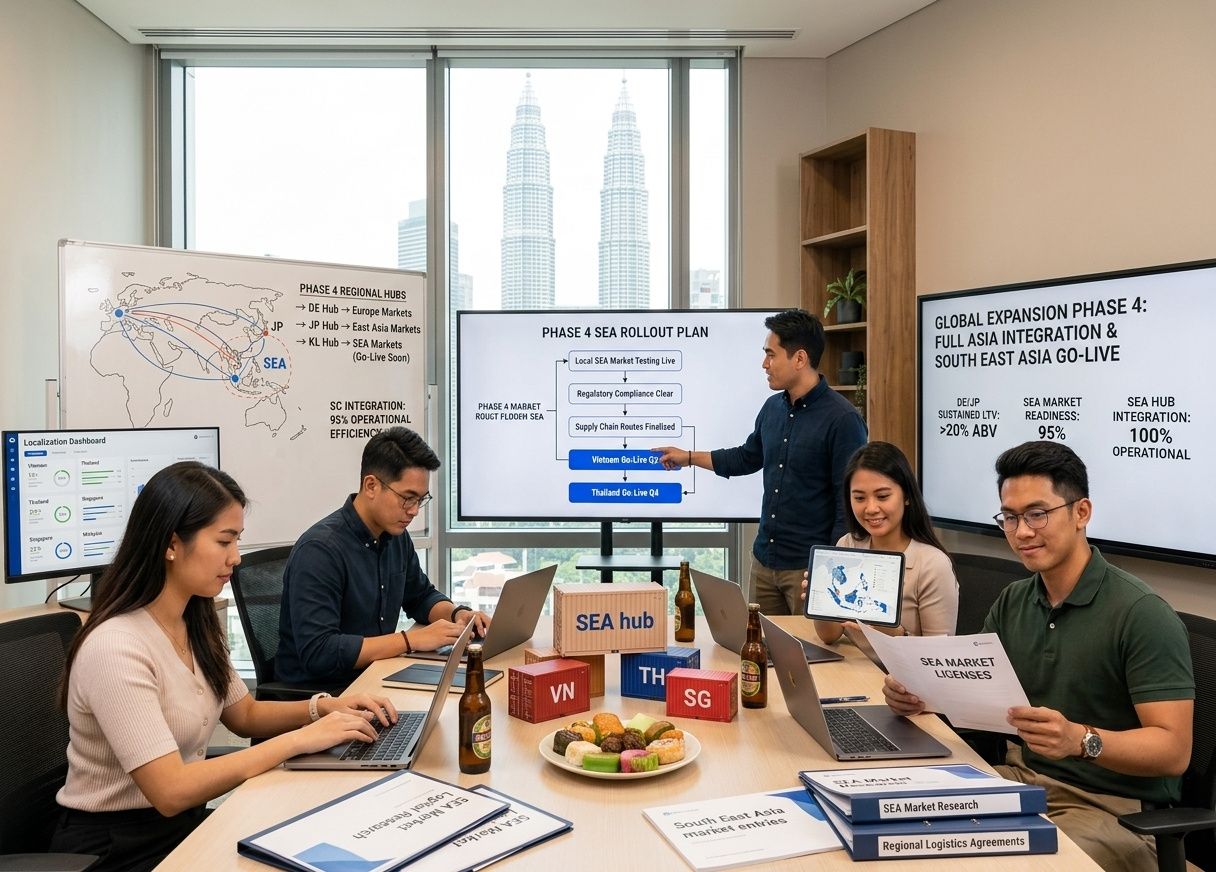 Consultants walking a client through the five-step scaling path